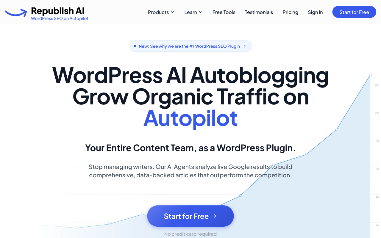 RepublishAI homepage screenshot